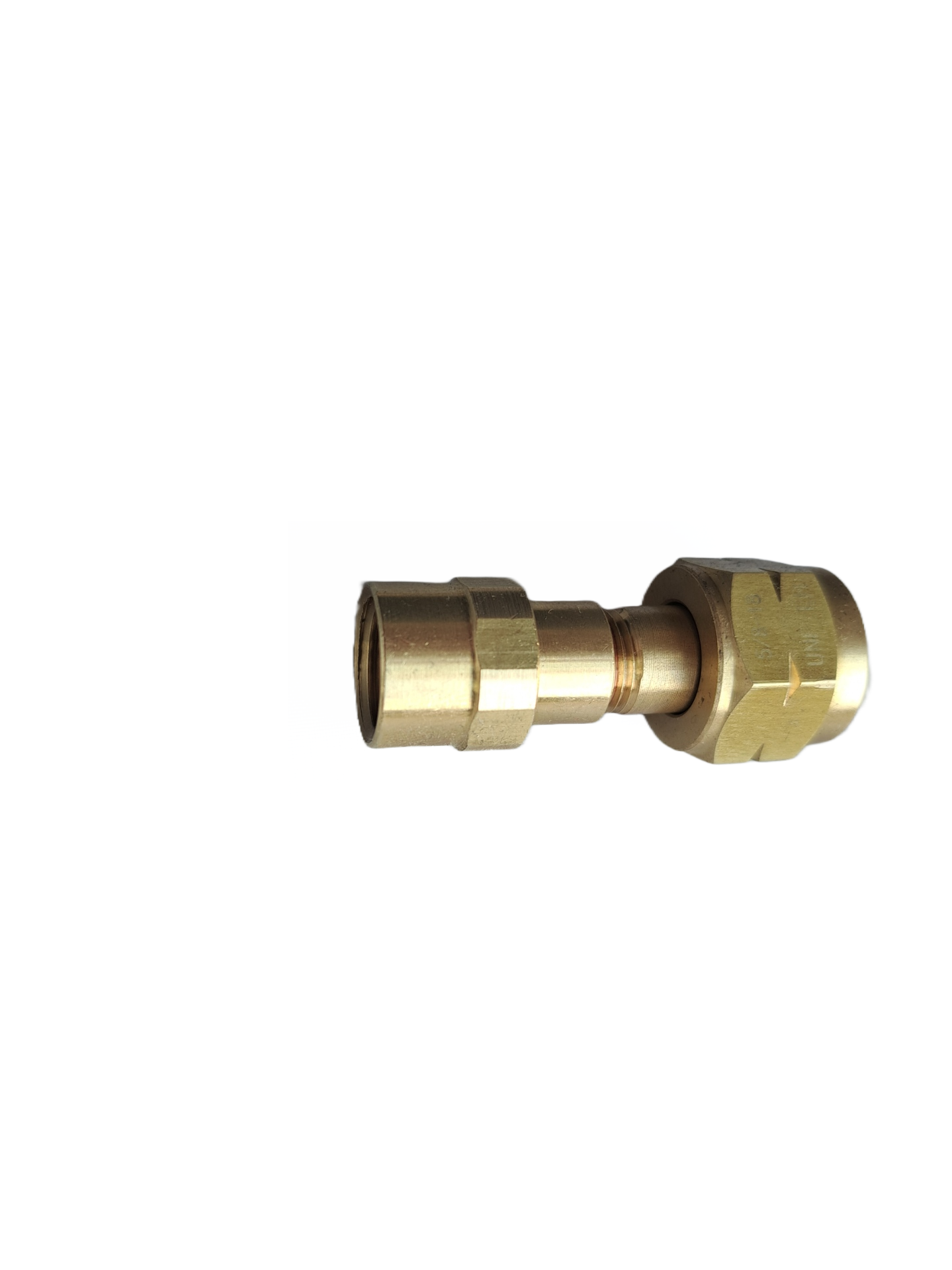 Adaptor, 5/8"-18 LH nut to ¼" NPT female